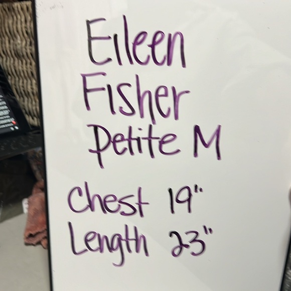 Eileen Fisher Petites Mauve Silk Spandex Tank Size P/M - Picture 7 of 7